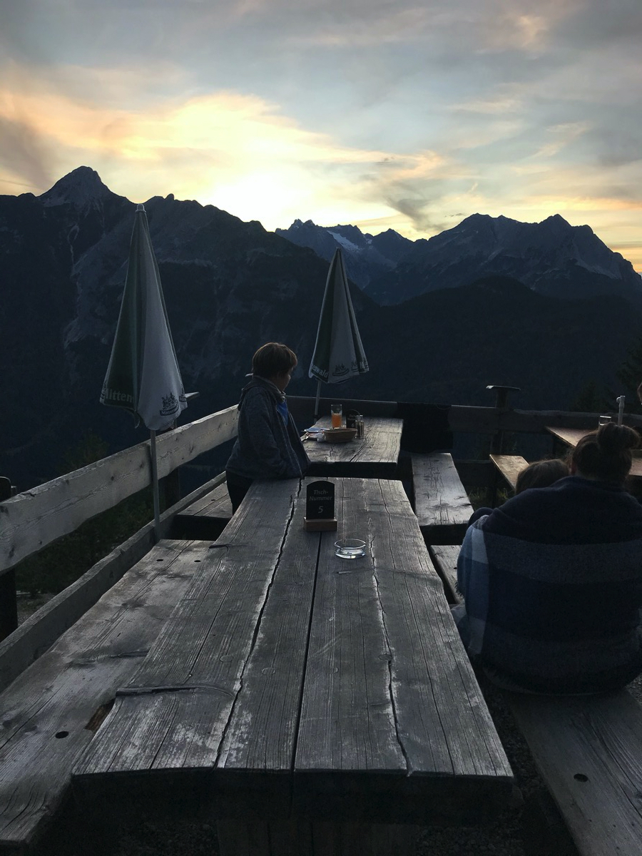 Am Abend: schöner Ausblick.