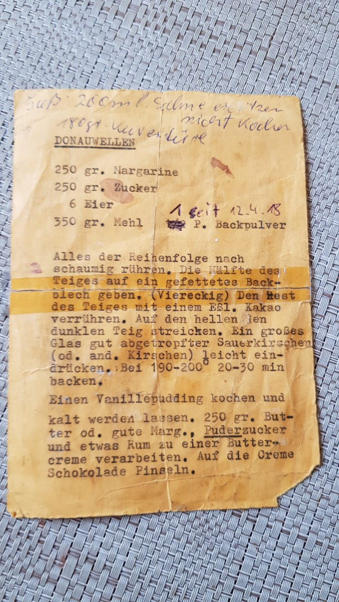 Backen wie Oma - Donauwelle & Co