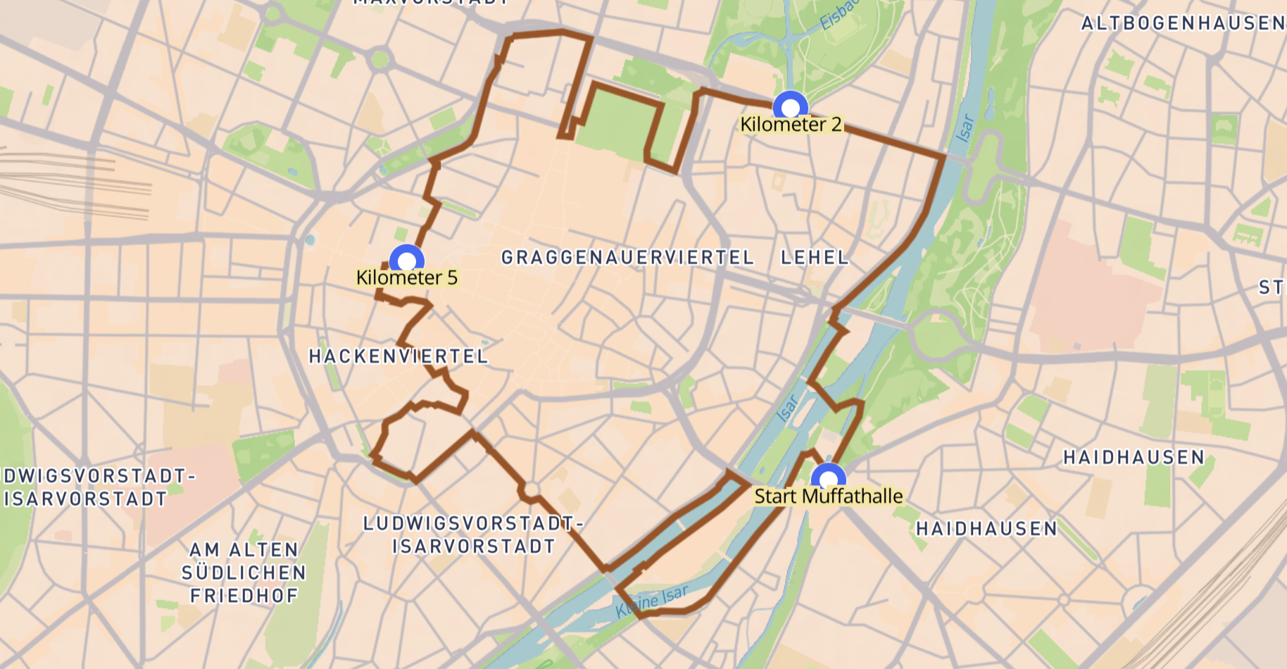 Laufbahn Innenstadt