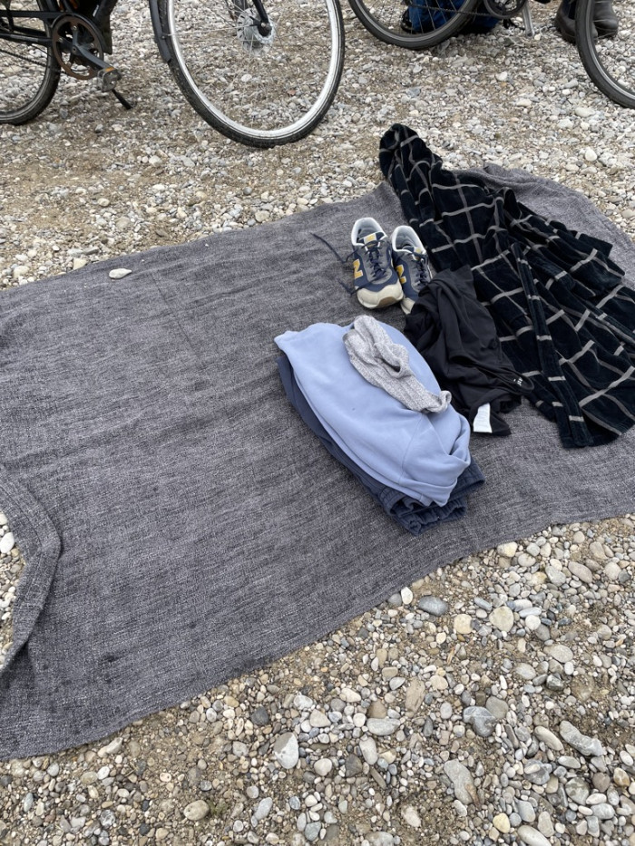 Eisbad und OfflineOnlineshopping