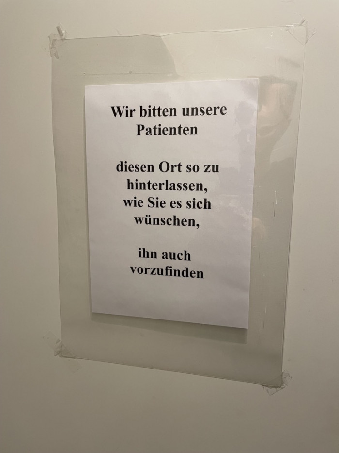 Nicht verf&uuml;gbare Comic-Erfahrung am stillen Ort