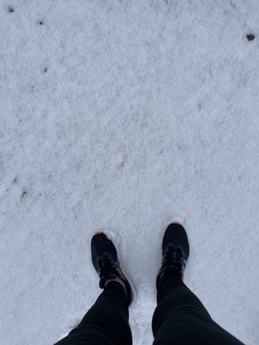 Eisbaden, Fussstellung und Shopping-Tipp