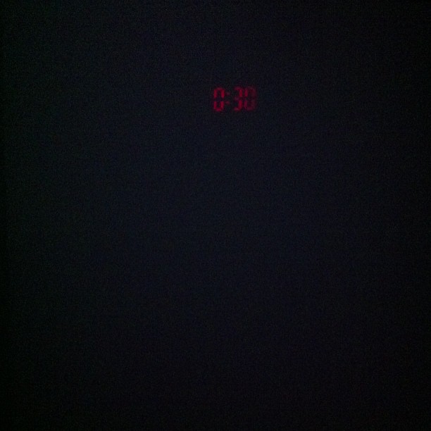 An meiner Decke ist jetzt 0:30. Gute Nacht!