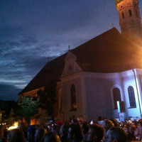 Church looking at