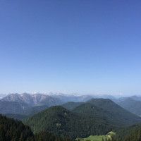 Early-Bird-Blick von den Ro&szlig;stein Almen