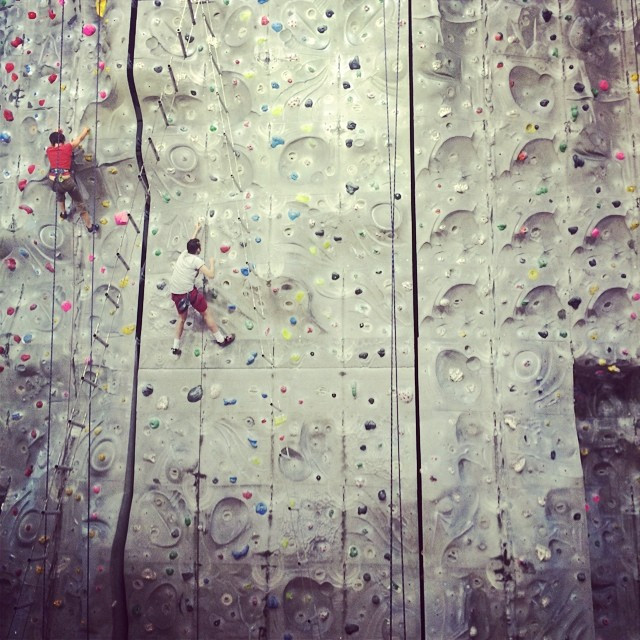 Kuck mal, wer da klettert.