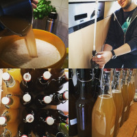 2. Braustufe mit @abspannsitzenbleiber und @schwanzhund_ . Ab jetzt Flascheng&auml;rung.