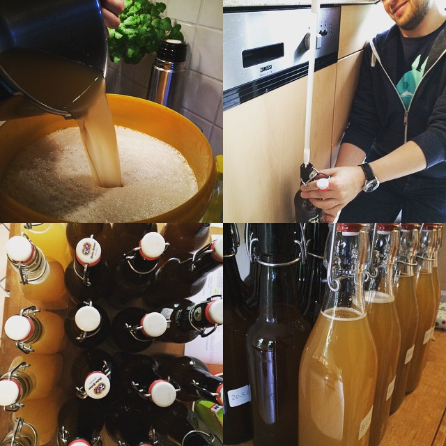 2. Braustufe mit @abspannsitzenbleiber und @schwanzhund_ . Ab jetzt Flascheng&auml;rung.