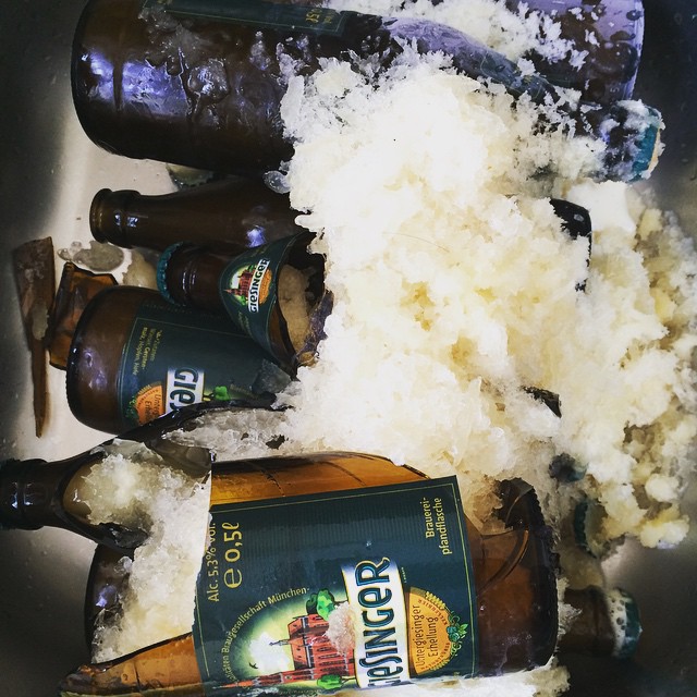 Bierblitzk&uuml;hlung gone wrong. Das Giesinger-Bierdesaster.