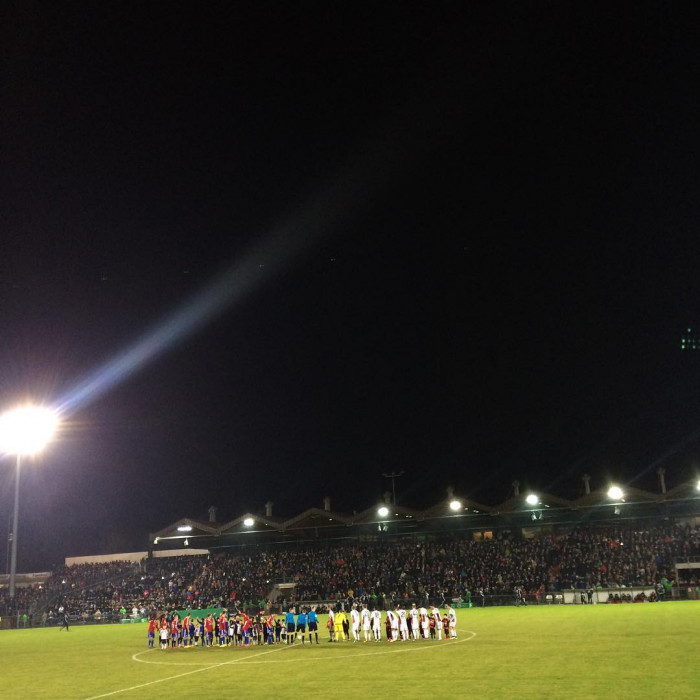 Ich. Im Stadion.