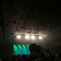 Crowdsurfender Kontrabass mit @skinnylister