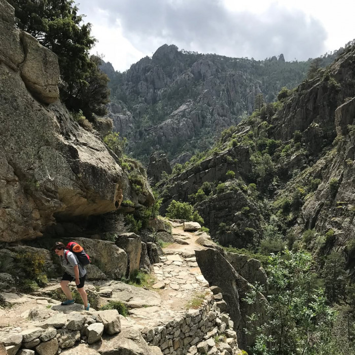 Von Corte aus kann man das Tavignanotal ausw&auml;rts wandern. N&ouml;rdlich der Zitadelle von Corte ist der E