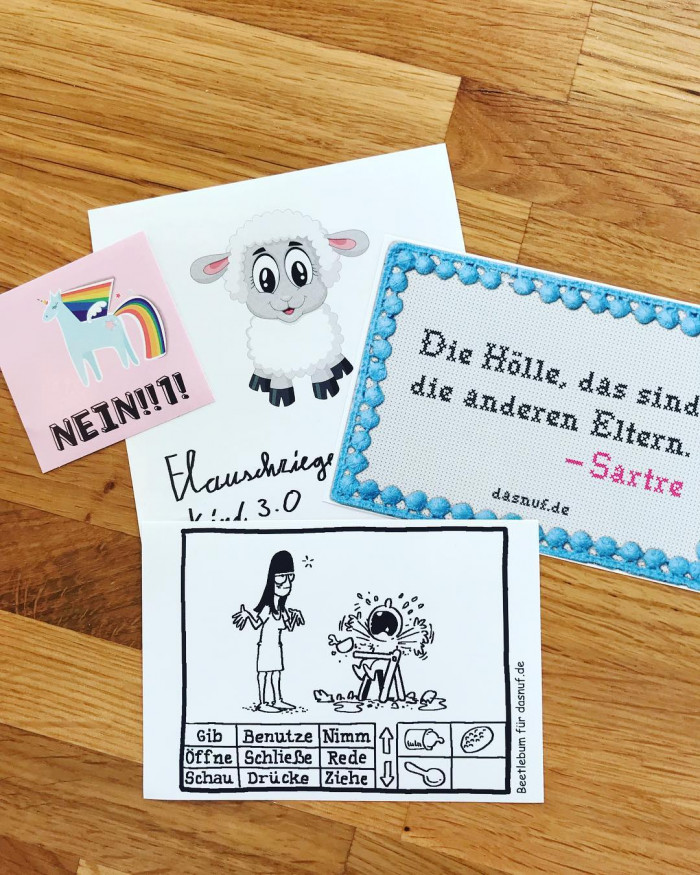 ❤️ &Uuml;berraschungspost: Die Nuffkleber von @dasnuf