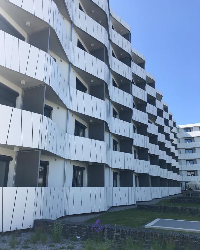 Rundgang durch die Messestadt Riem. Wo der Kran steht, wird in den n&auml;chsten 1,5 Jahren die neue Stad