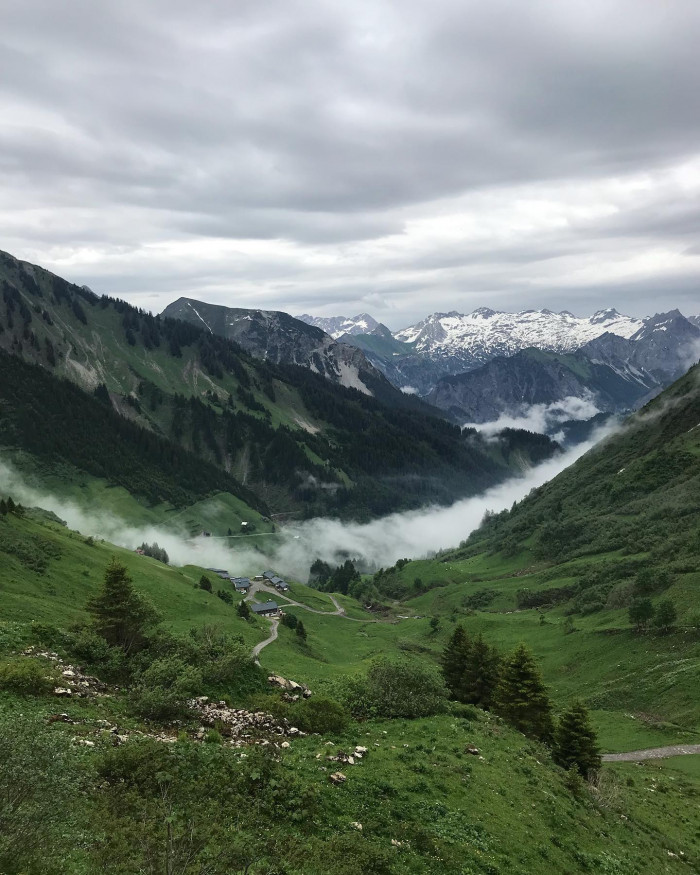 Watte im Tal
