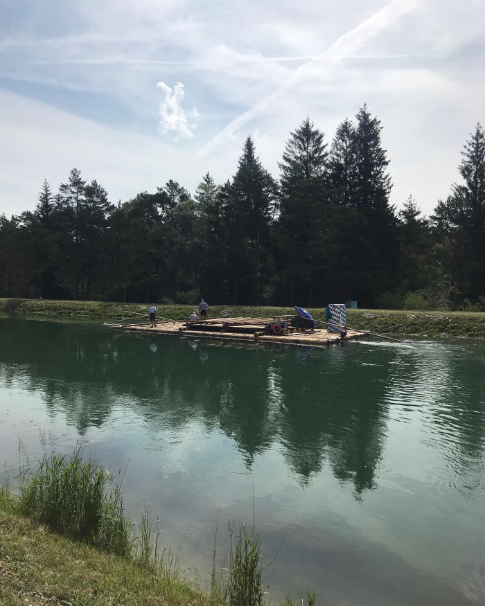 Radrunde mit @schwanzhund_ zur Pupplinger Au, Zwischenstopp am Ickinger Stausee und Biergartenabschl