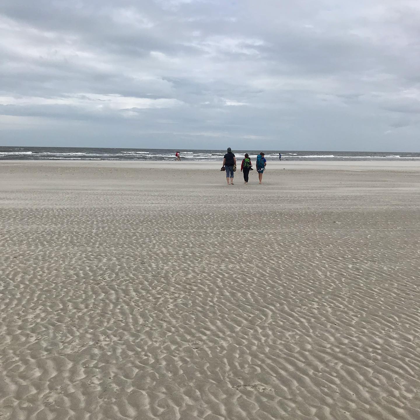Tag 6: Radfreier Tag in St. Peter-Ording.