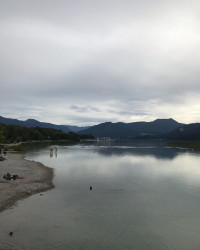 Einmal um den ganzen See gerannt.