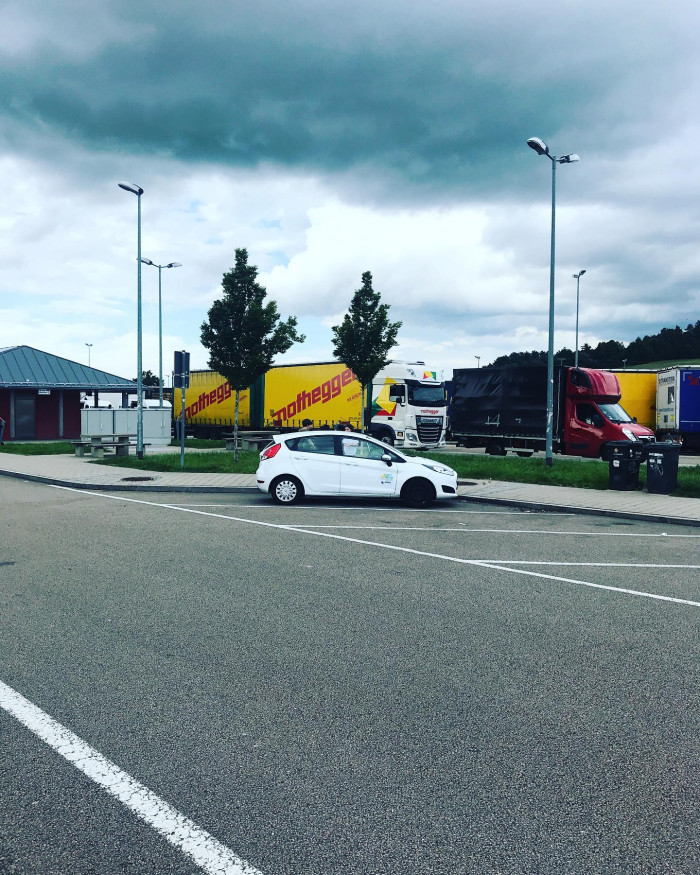 Erste lange Autofahrt seit mindestens einem halben Jahr mit @stattautomuc