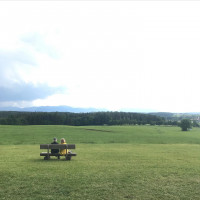 P&auml;rchen mit Bergblick
