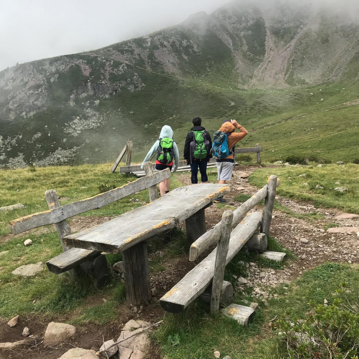 Es war ein bisschen neblig am Laugensee, aber daf&uuml;r waren wir auch fast alleine um 11:00 dort droben