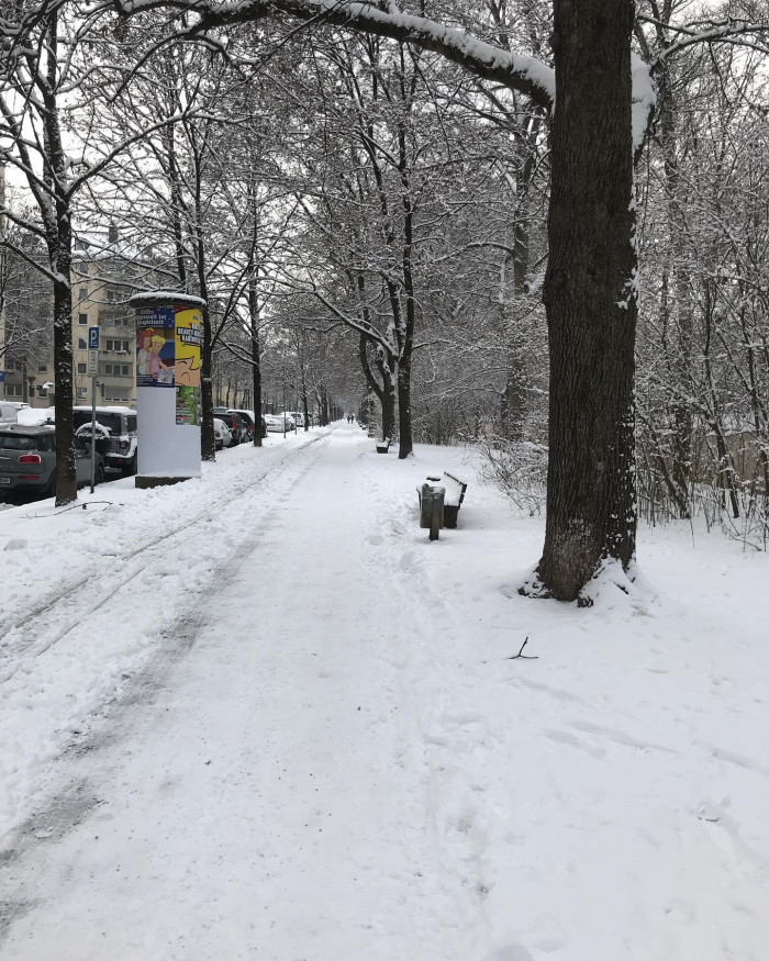Es hat geschneit