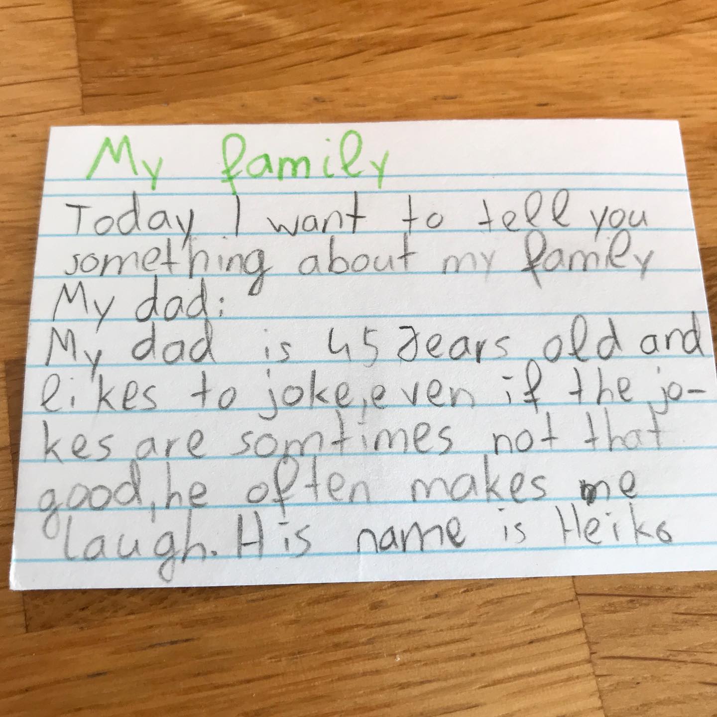 Beim Alter muss sie irgendwie durcheinander gekommen sein, aber ich denke, das kann ich als offiziel