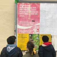 Sendling-Runde. Los gehts an der Bruderm&uuml;hlstrasse. Direkt an der Ecke ist das neuen Interimsquartie