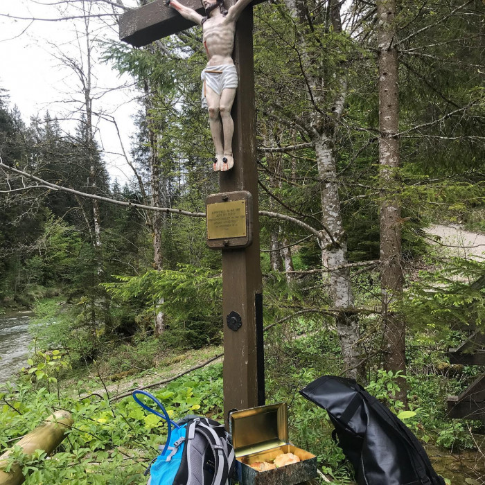 Es geht durch die Ammerschlucht &uuml;ber die Schleierf&auml;lle zur Soyerm&uuml;hle und auf der anderen Flussseite