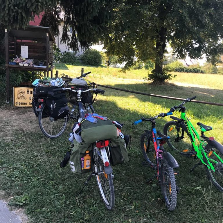 Mit Kindern auf dem Fahrrad einmal um den Bodensee chez